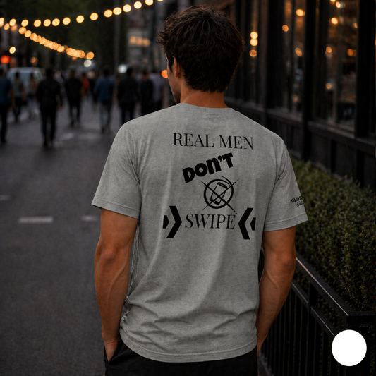 Real men don't swipe - T-Shirt (Light Edition)