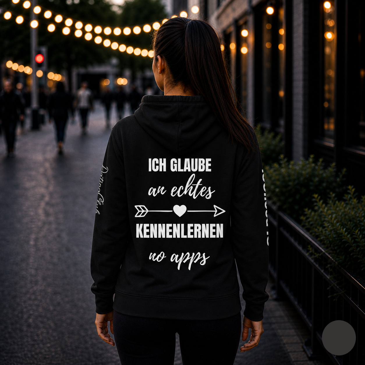 Ich glaube an echtes Kennenlernen - Basic Hoodie (Dark Edition)