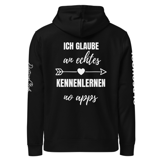 Ich glaube an echtes Kennenlernen - Basic Hoodie (Dark Edition)