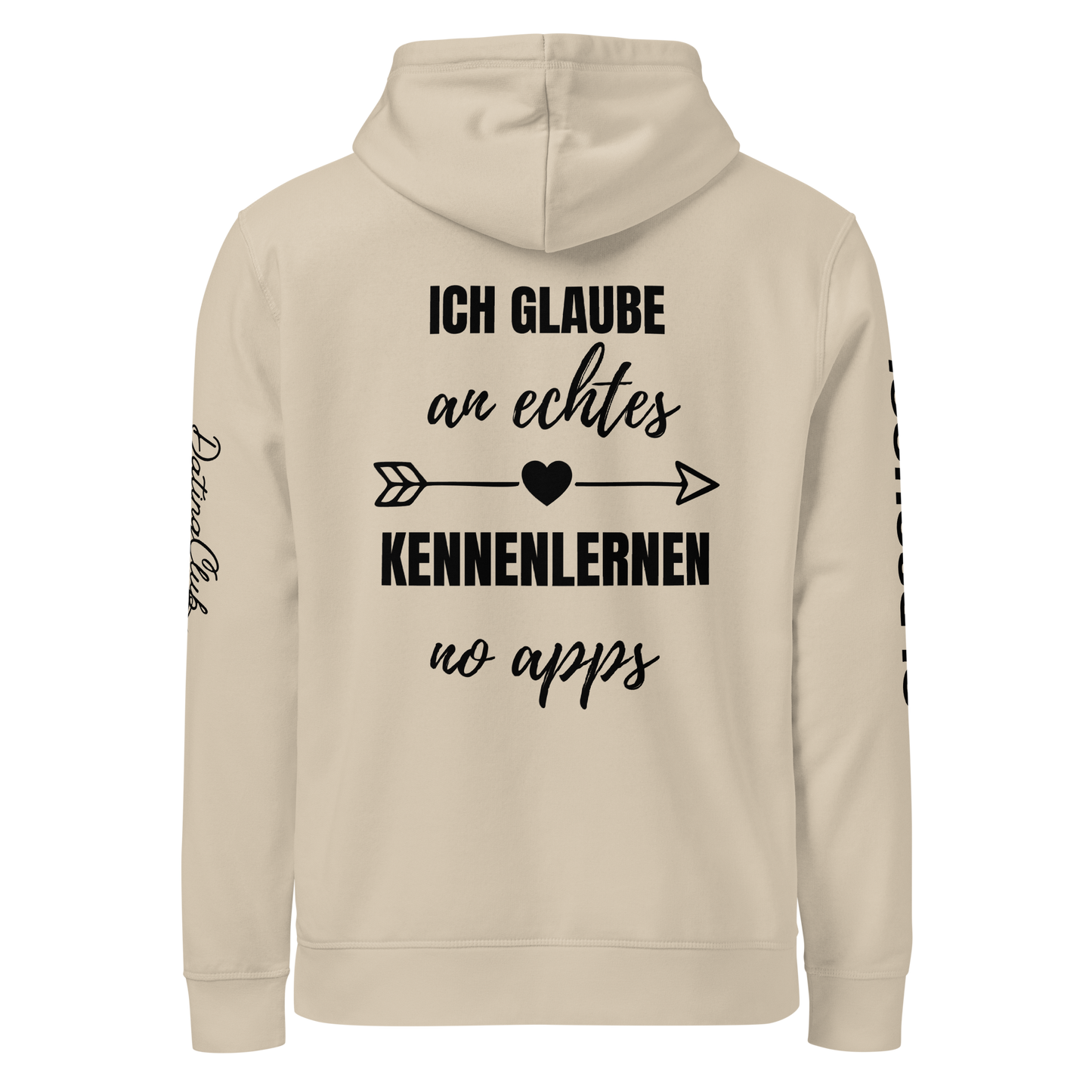 Ich glaube an echtes Kennenlernen - Hoodie (Light Edition)