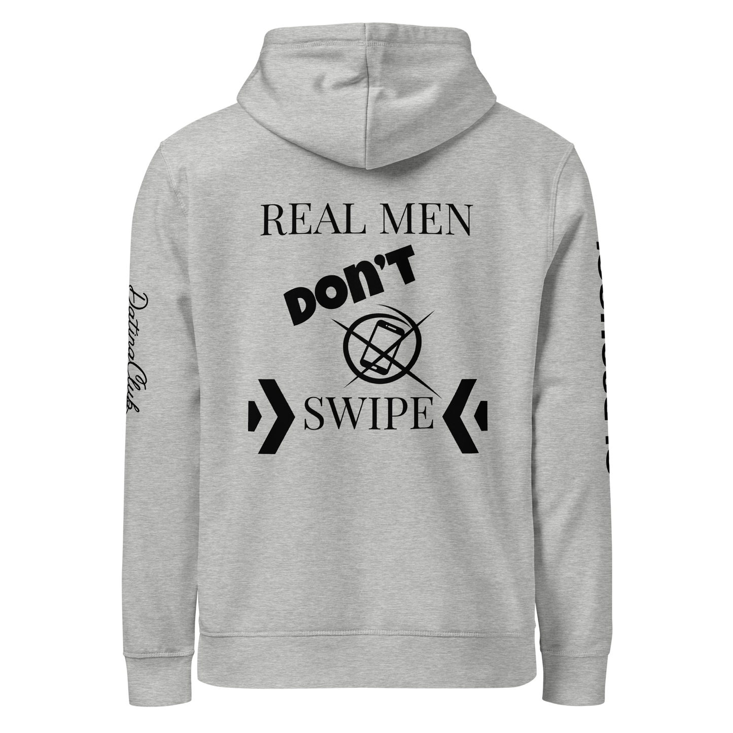 Real men don't swipe - Basic Hoodie (Light Edition)