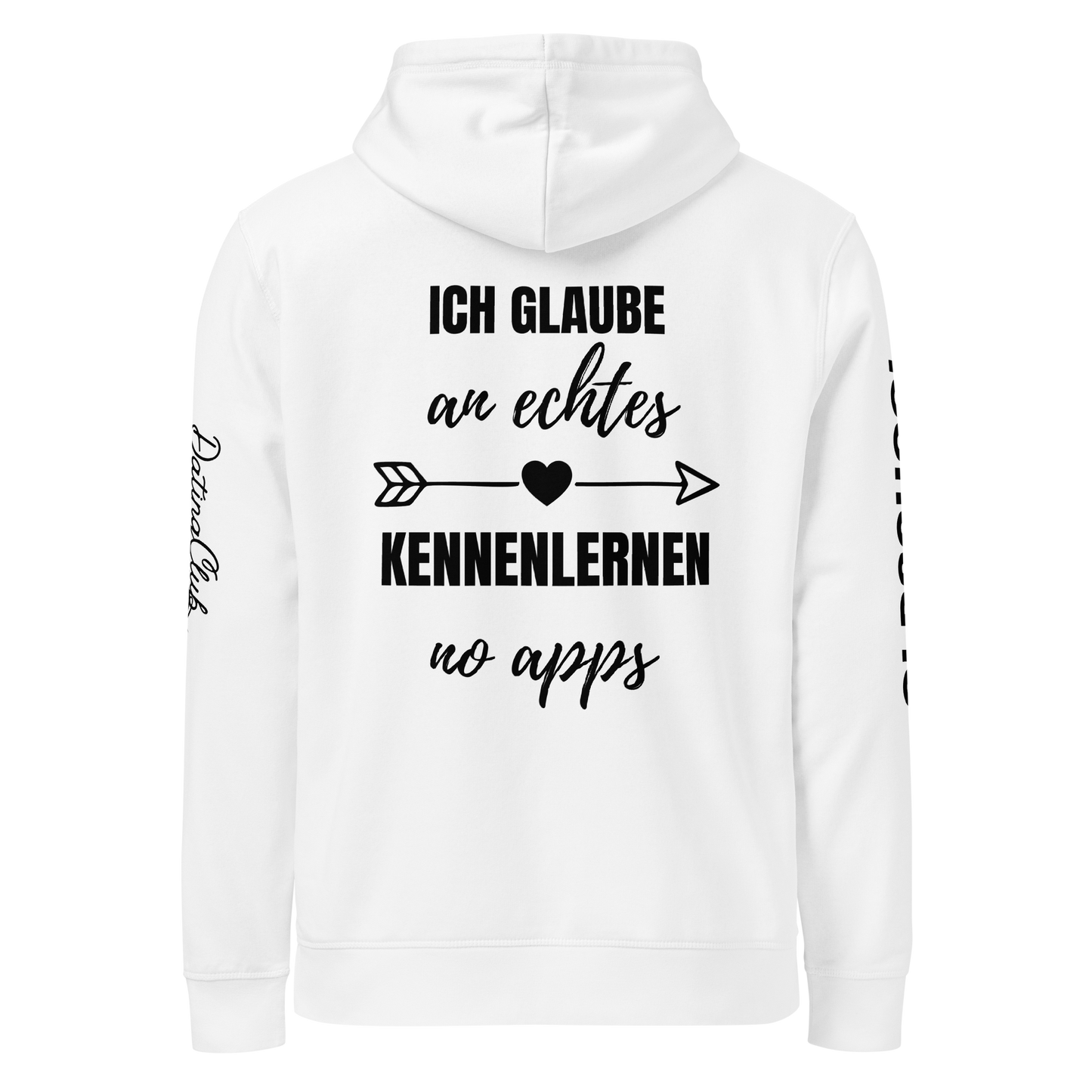 Ich glaube an echtes Kennenlernen - Hoodie (Light Edition)
