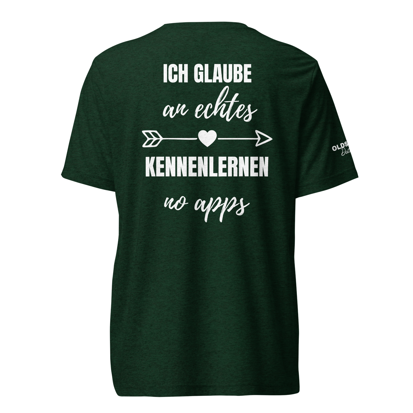Ich glaube an echtes Kennenlernen - T-Shirt (Dark Edition)